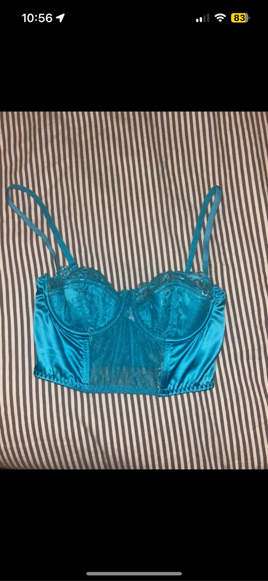 Corset bleu 